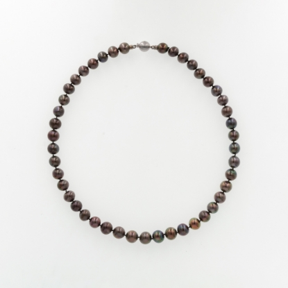 Εικόνα της Κολιέ με Μαύρα Μαργαριτάρια